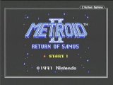 Metroid 2 Title Screen