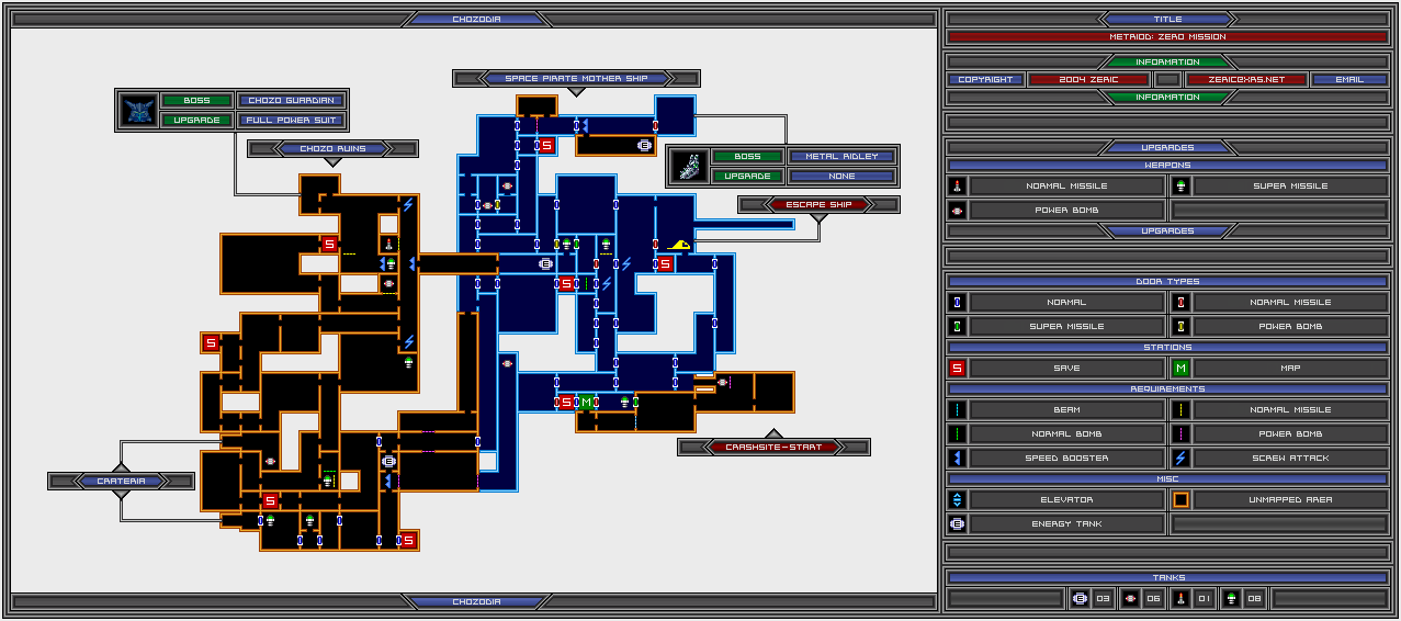 Samus.co.uk: Interactive Zero Mission Map - Chozodia.